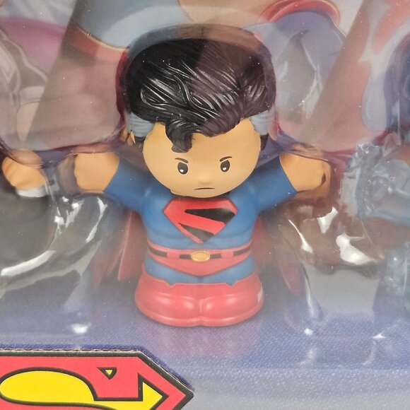 Little People Collector DC Comics Superman Mini Figures Fisher Price 4 Piece Set - Picture 4 of 11